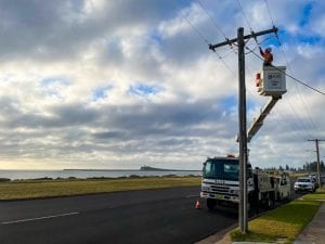 Overhead Power Connections Service at Stockton